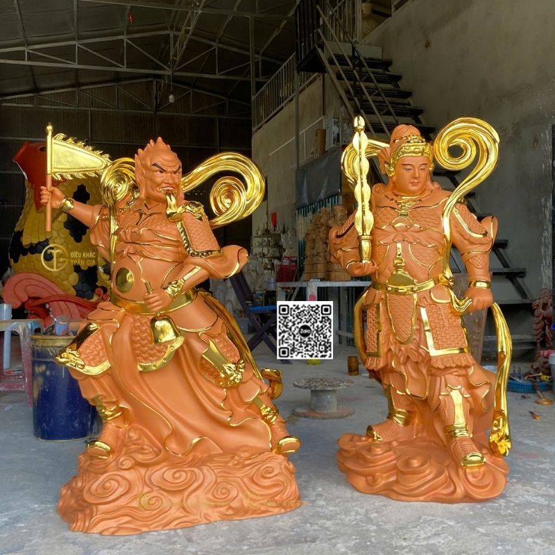 Tượng Tiêu Diện Hộ Pháp Nhựa Composite 120cm