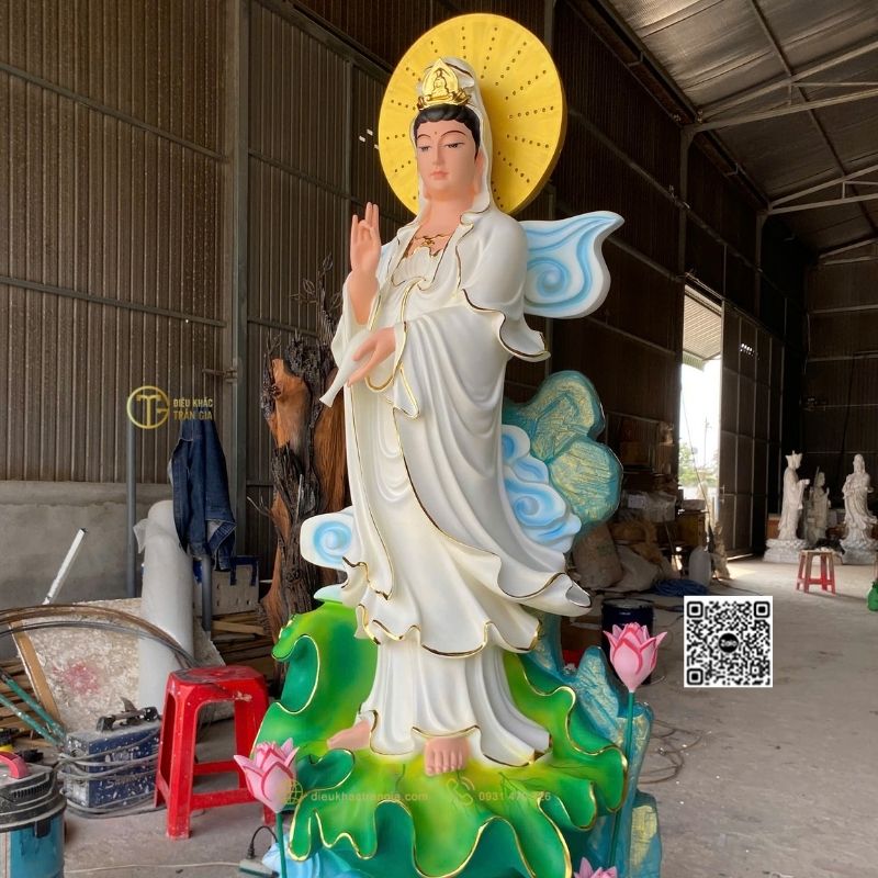 Tượng Bồ Tát Quan Âm Đứng 160cm
