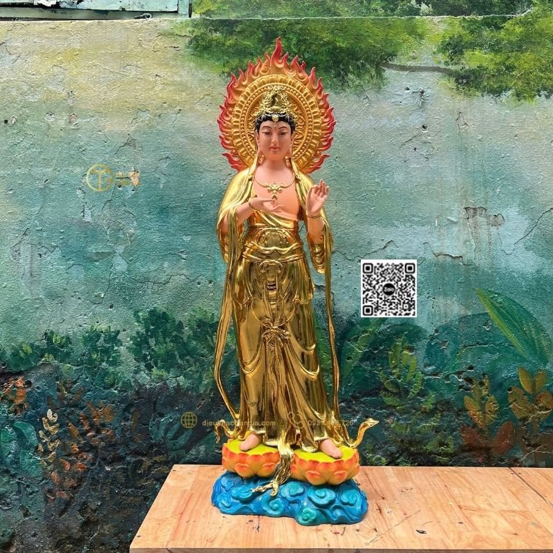 tuong-nguyet-quang-bien-chieu-bo-tat-101cm Tượng Nguyệt Quang Biến Chiếu Bồ Tát 101cm