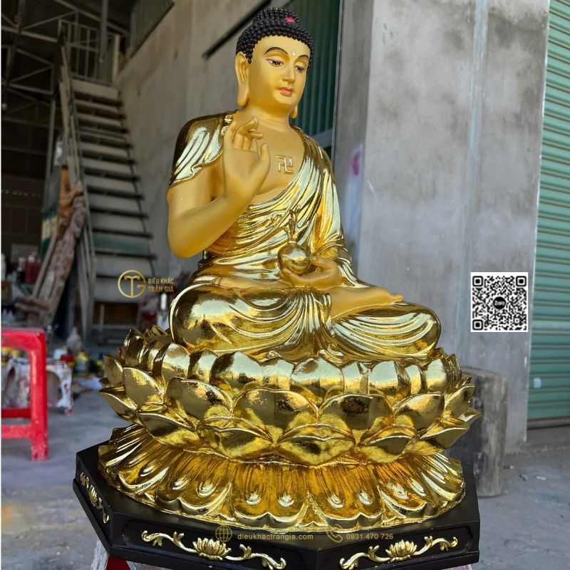 Tượng Phật Dược Sư Nhựa Composite 50cm
