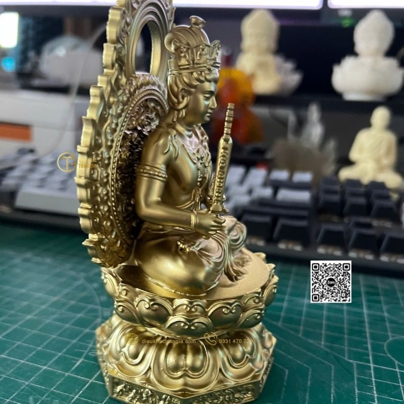 Tượng Phật Hư Không Tạng Bồ Tát Để Xe Hơi