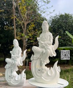 tuong phat quan am tu tai nhua composite dep
