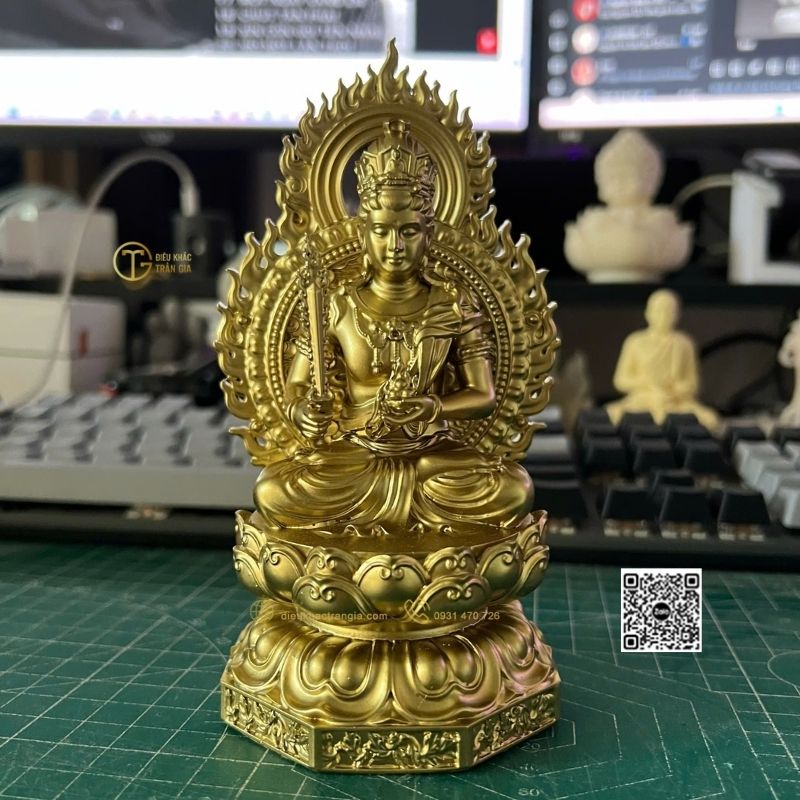 Tượng Phật Hư Không Tạng Bồ Tát Để Xe Hơi