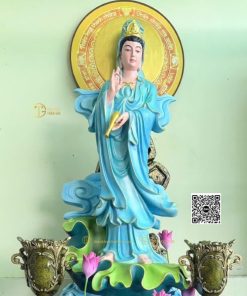 xuong tuong phat quan am dung nhua composite 130cm