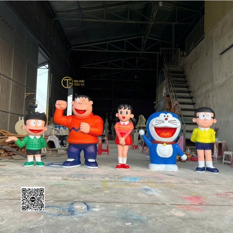 Mô tả Mô Hình Suneo Mỏ Nhọn Nhựa Composite